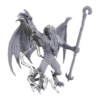 WizKids Dungeons & Dragons Nolzur's Marvelous Miniatures: Blue Abishai | Unpainted Miniatures | Wave 24