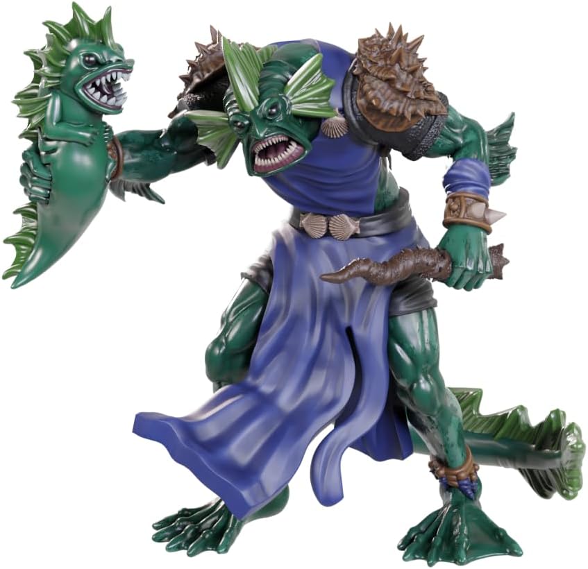 WizKids Dungeons & Dragons Nolzur's Marvelous Miniatures: Sahuagin Priestess | Unpainted Miniatures | Wave 24