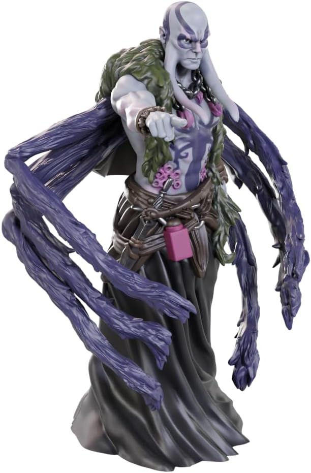 WizKids Dungeons & Dragons Nolzur's Marvelous Miniatures: Kraken Priest | Unpainted Miniatures | Wave 24