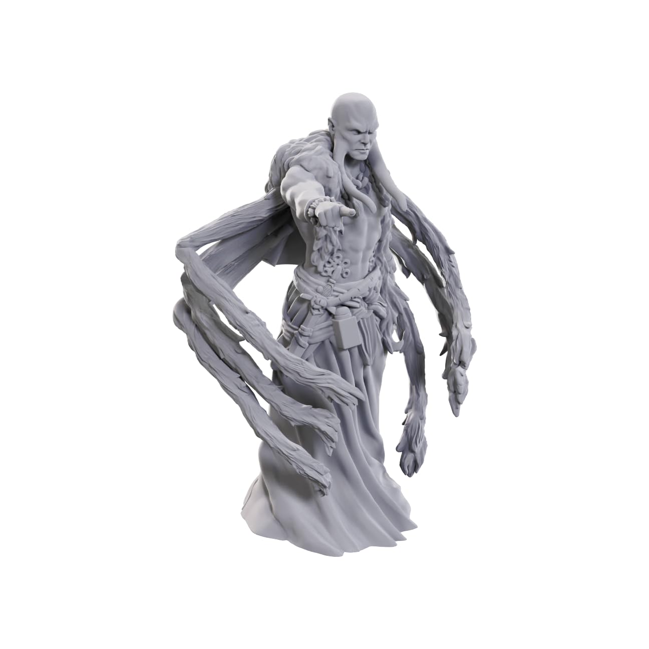 WizKids Dungeons & Dragons Nolzur's Marvelous Miniatures: Kraken Priest | Unpainted Miniatures | Wave 24