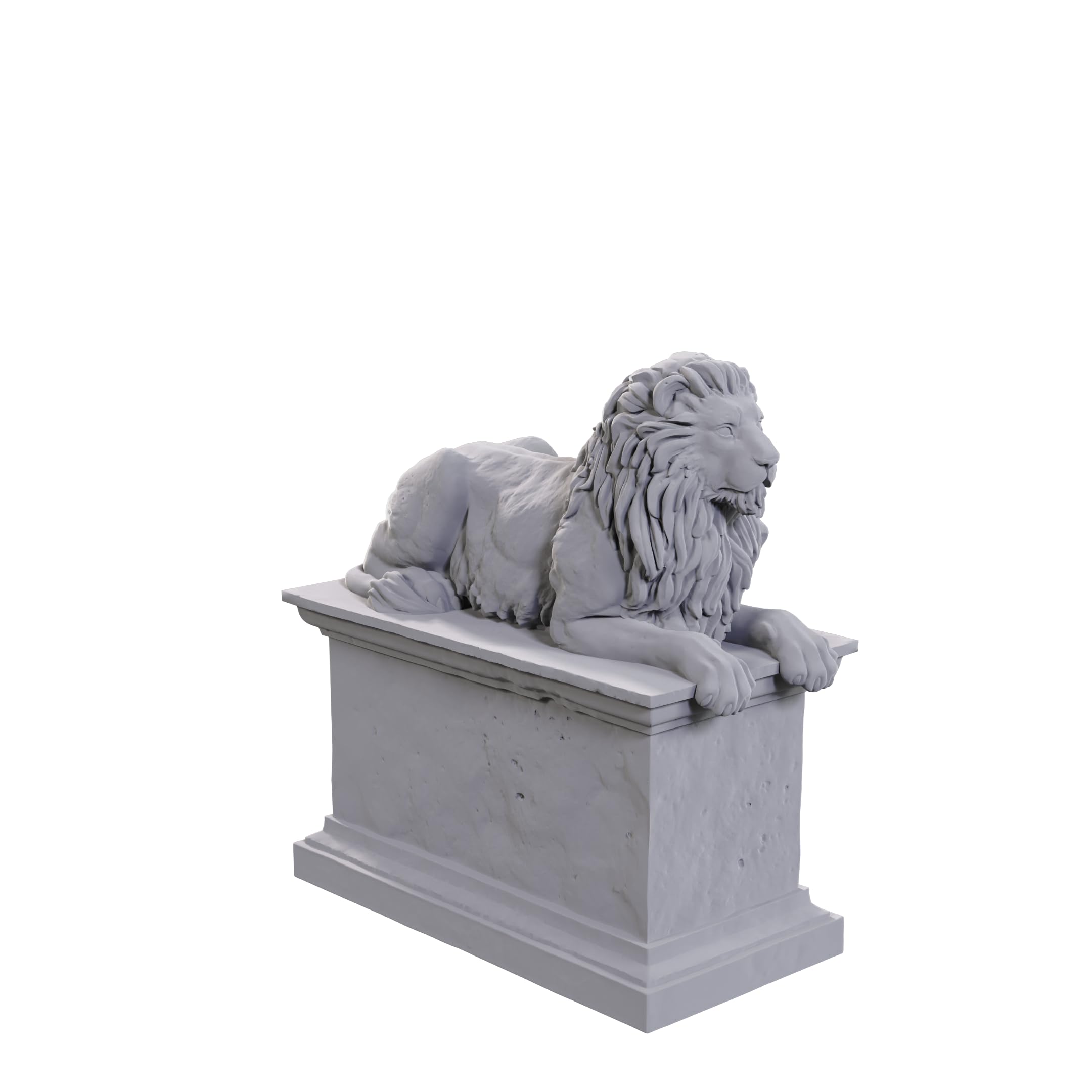 WizKids Deep Cuts: | Unpainted Miniatures | Wave 24 (Stone Lion, Plastic