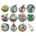 SpongeBob SquarePants Mystery Pins Set mit 12 einzelnen Boxen in einer CDU, Einheitsgröße, Emaille