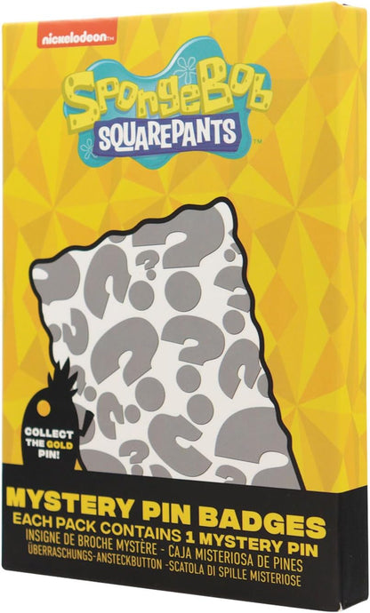 SpongeBob SquarePants Mystery Pins Set mit 12 einzelnen Boxen in einer CDU, Einheitsgröße, Emaille