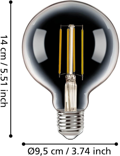 Eglo - E27 G95 Smart Led Bulb - Clear - Zigbee & Bluetooth