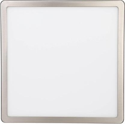 Eglo - Fueva-Z Ceiling Light Brushed Steel 28.5X28.5 - Tw - Zigbee, Bluetooth