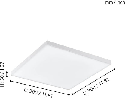Eglo - Turcona-Z Panel White 30X30 - Rgb + Tw - Zigbee, Bluetooth