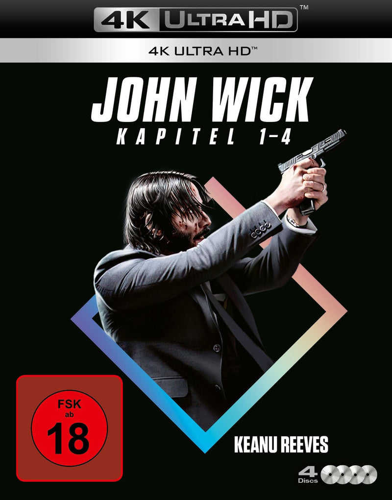John Wick: Kapitel 1-4 (4 4K UHDs)