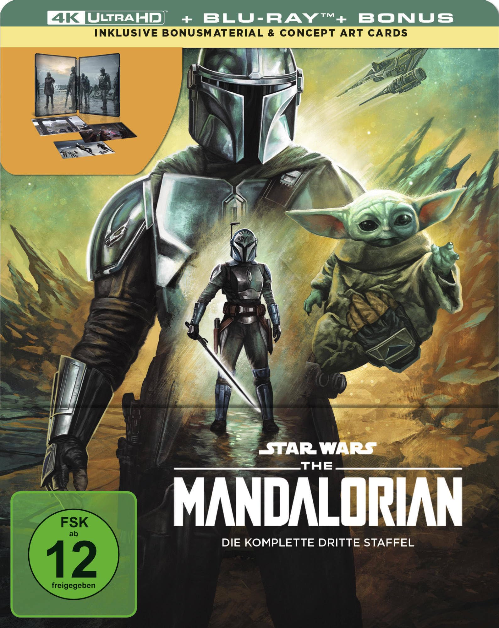 THE MANDALORIAN - STAFFEL 3 UHD BD (LIM. STEELBOOK