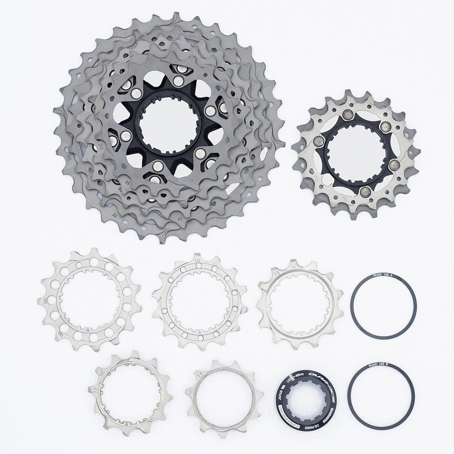 Shimano FC-R8100 Ultegra 12-speed double chainset, 52 / 36T 165 mm