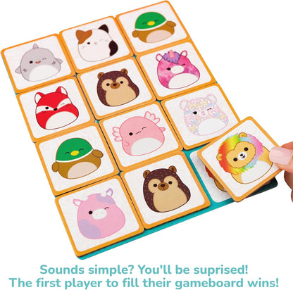 IDEAL | Squishmallows Flipolo game: The Frantic Flip Matching game | Family Games | For 2-4 Players | Ages 5+
