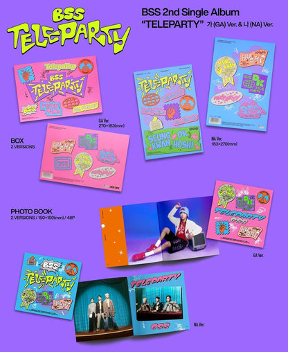 Teleparty - Random Cover - Incl. Photobook, Mini-Book, Sticker Pack, Lyric Book, Photocard, Id Card + Folded Poster