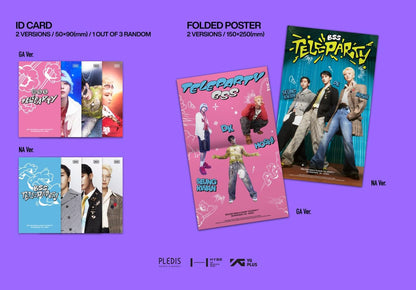 Teleparty - Random Cover - Incl. Photobook, Mini-Book, Sticker Pack, Lyric Book, Photocard, Id Card + Folded Poster