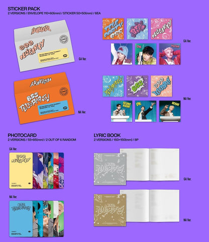 Teleparty - Random Cover - Incl. Photobook, Mini-Book, Sticker Pack, Lyric Book, Photocard, Id Card + Folded Poster