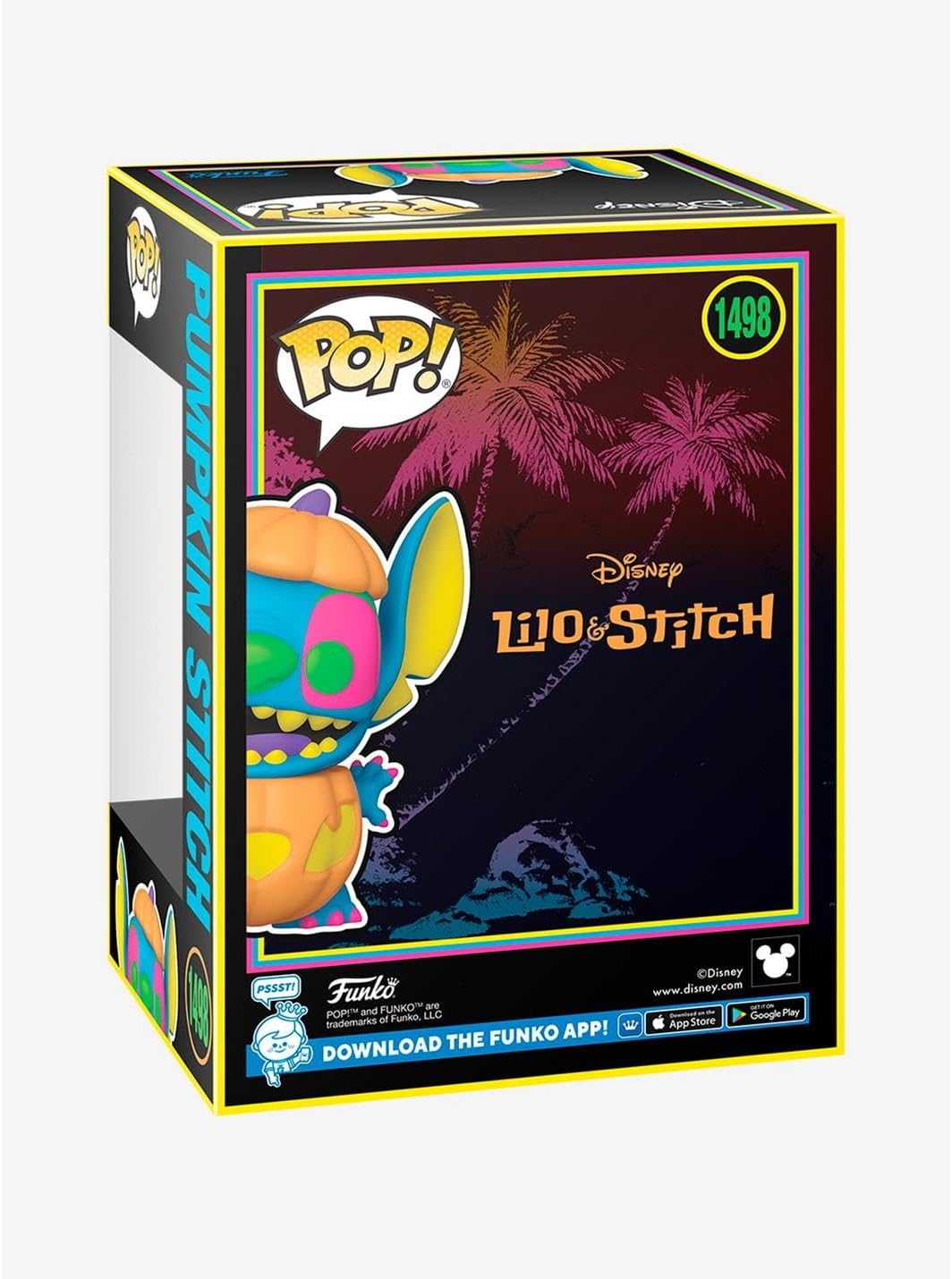 Funko POP! Lilo & Stitch - Pumpkin Stitch Blacklight Pop! #1498 (Special Edition