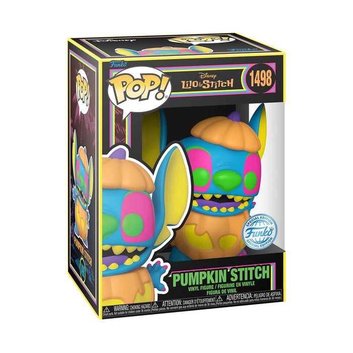 Funko POP! Lilo & Stitch - Pumpkin Stitch Blacklight Pop! #1498 (Special Edition