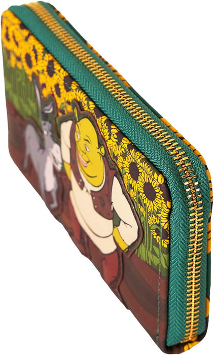 Loungefly DreamWorks Shrek Spring Vibes Zip Around Wallet