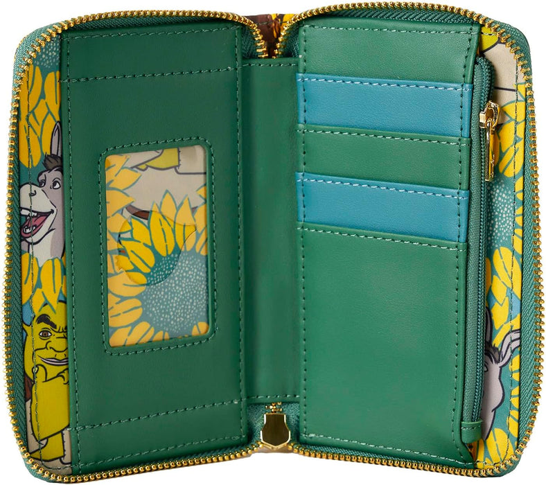 Loungefly DreamWorks Shrek Spring Vibes Zip Around Wallet