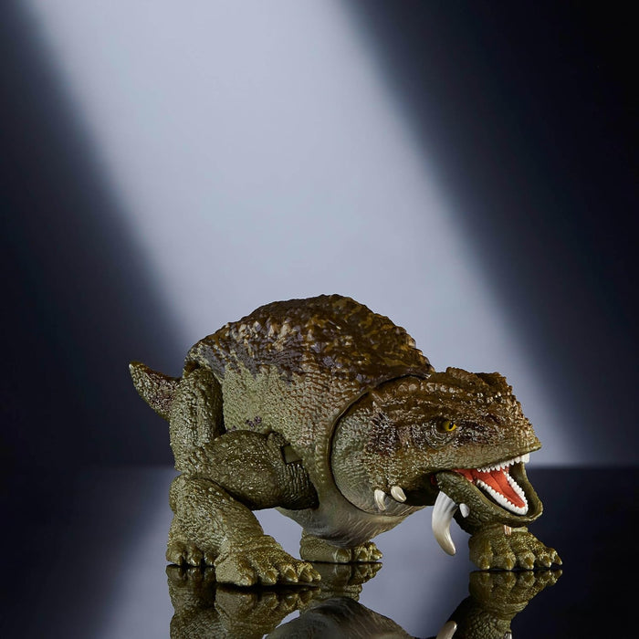 Mattel Jurassic World Hammond Collection Dinosaur Action Figure Scutosaurus, Premium Design with Glass Eyes & 14 Points Articulation, JDJ08