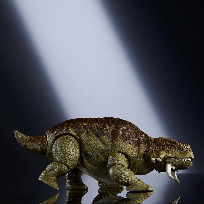 Mattel Jurassic World Hammond Collection Dinosaur Action Figure Scutosaurus, Premium Design with Glass Eyes & 14 Points Articulation, JDJ08