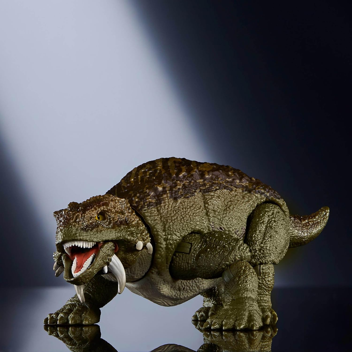 Mattel Jurassic World Hammond Collection Dinosaur Action Figure Scutosaurus, Premium Design with Glass Eyes & 14 Points Articulation, JDJ08