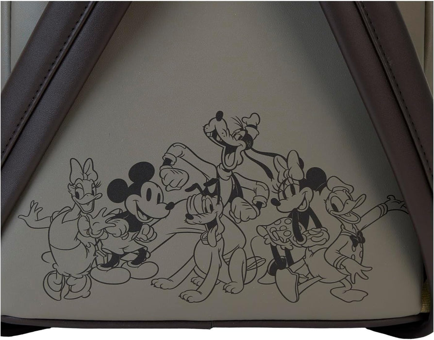 Loungefly Disney Mickey and Friends Canvas Mini Backpack
