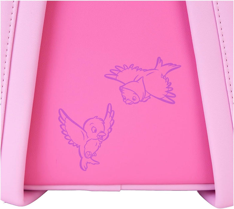 Loungefly Disney Cinderella 75th Anniversary Pink Bow Mini Backpack