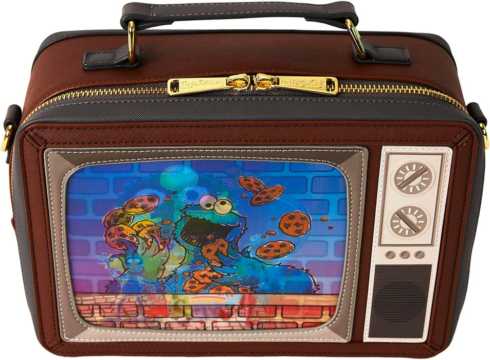 Loungefly Sesame Street Sac à bandoulière rétro lenticulaire TV Accessoires Sesame Street