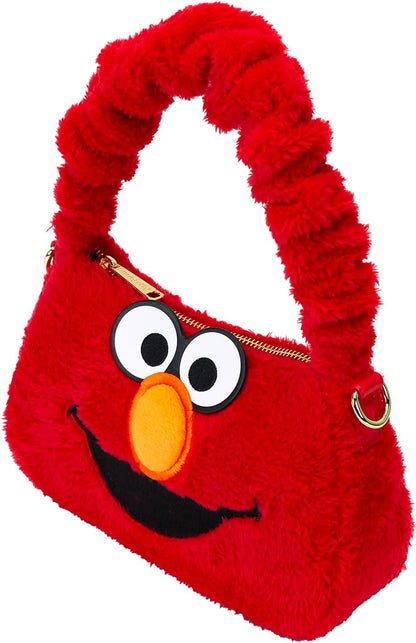 Loungefly Sesame Street Elmo Plush Crossbody Bag