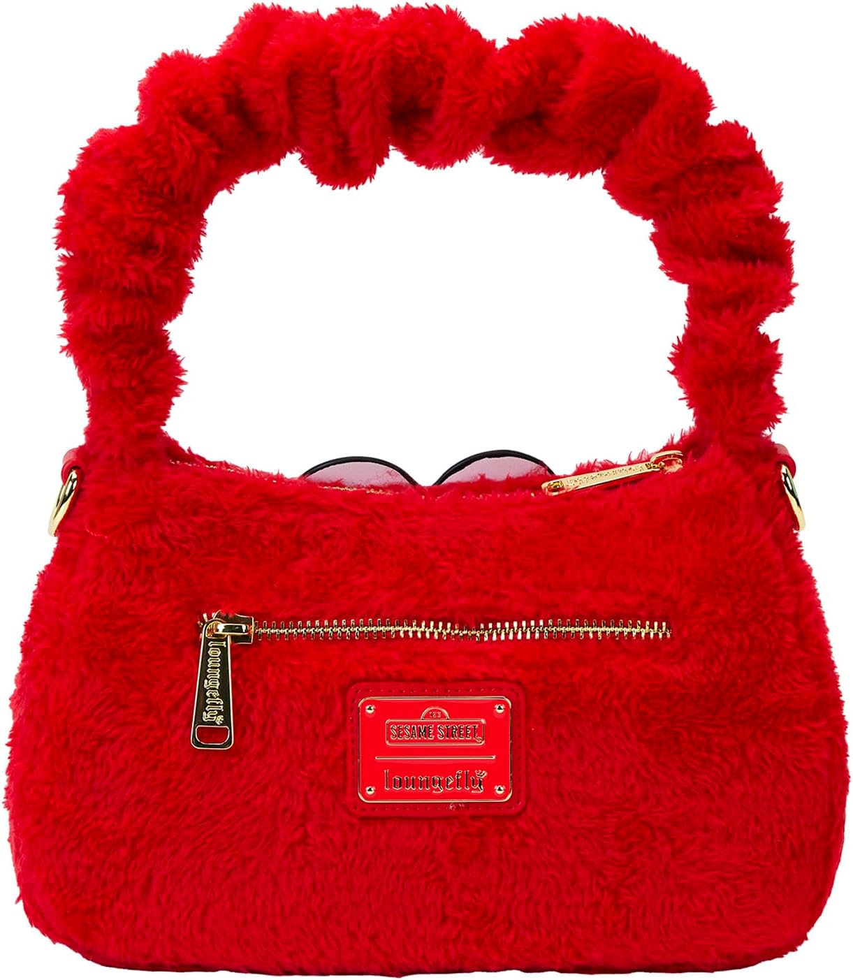 Loungefly Sesame Street Elmo Plush Crossbody Bag