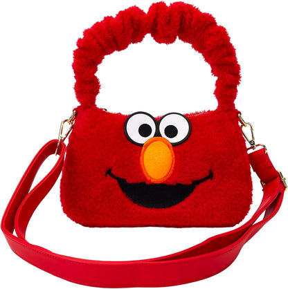 Loungefly Sesame Street Elmo Plush Crossbody Bag