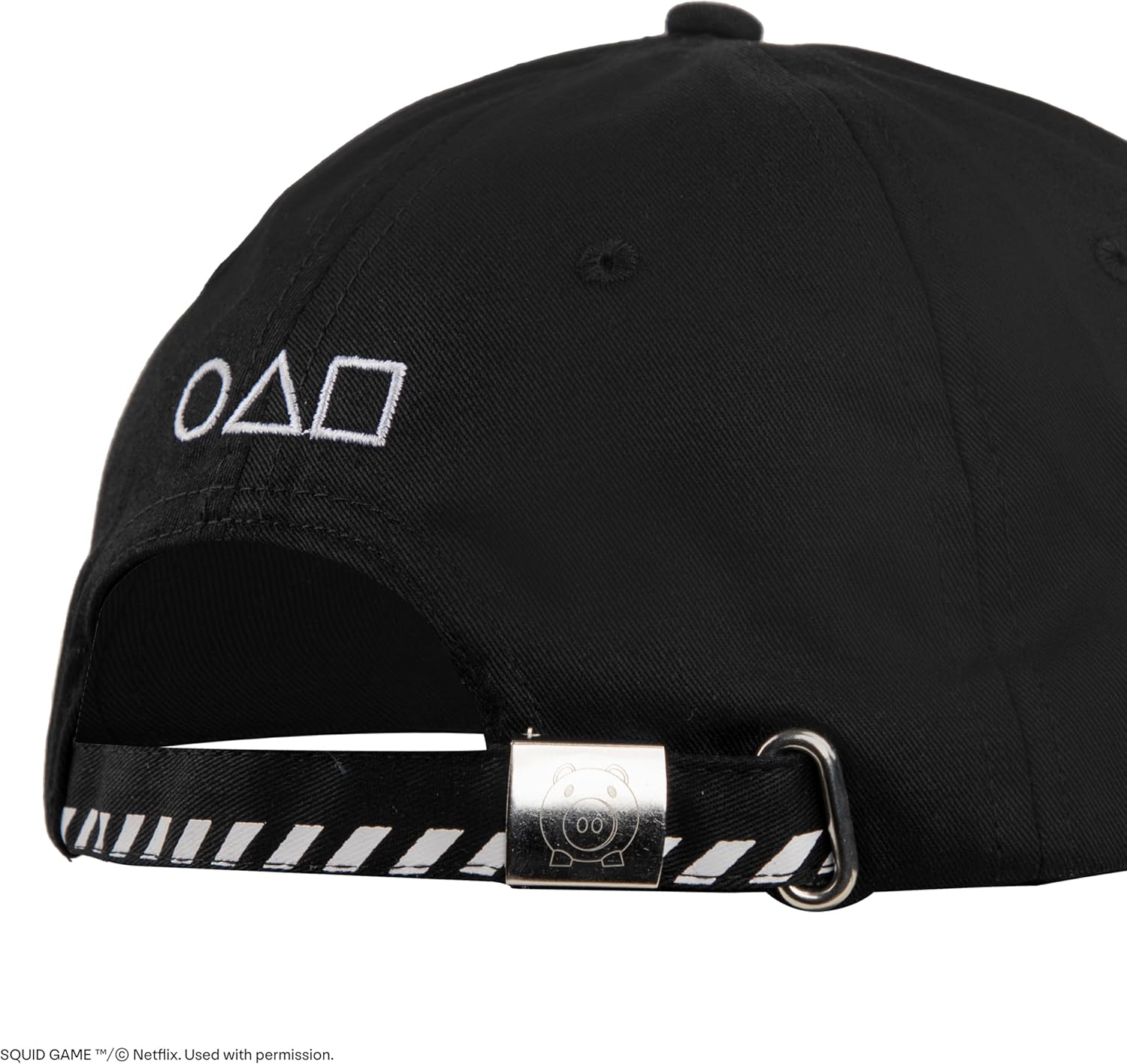 Cinereplicas Squid Game - Squid Game Challenge Baseball Cap - 54-60 cm Head Circumference - Official License Black, Black, One size
