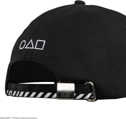 Cinereplicas Squid Game - Squid Game Challenge Baseball Cap - 54-60 cm Head Circumference - Official License Black, Black, One size