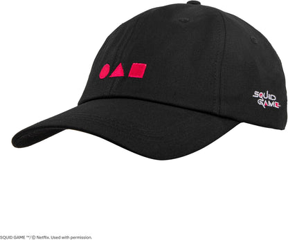 Cinereplicas Squid Game - Squid Game Challenge Baseball Cap - 54-60 cm Head Circumference - Official License Black, Black, One size
