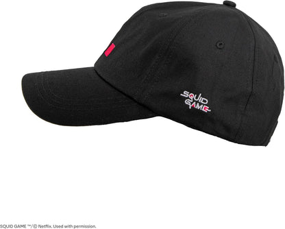 Cinereplicas Squid Game - Squid Game Challenge Baseball Cap - 54-60 cm Head Circumference - Official License Black, Black, One size