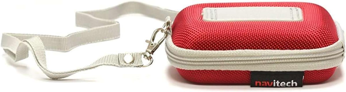 Navitech Red Shockproof Camera Case Compatible with Agfaphoto Realishot DC5500 Compact Digital Camera
