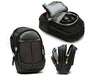 Navitech Black Compact Camera Case Compatible with Panasonic LUMIX DC-TZ99E-S Compact Camera