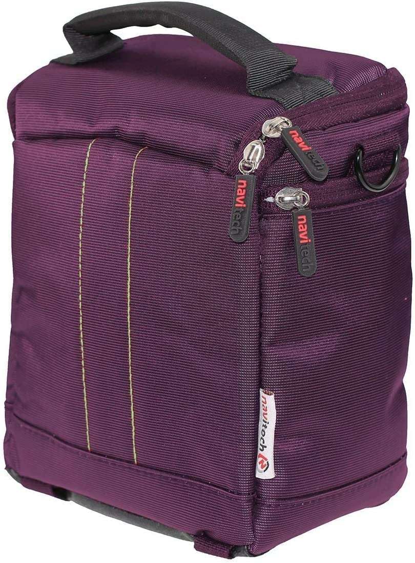 Navitech Purple DSLR SLR Camera Bag Compatible with Nikon Coolpix P1100 Digital Camera