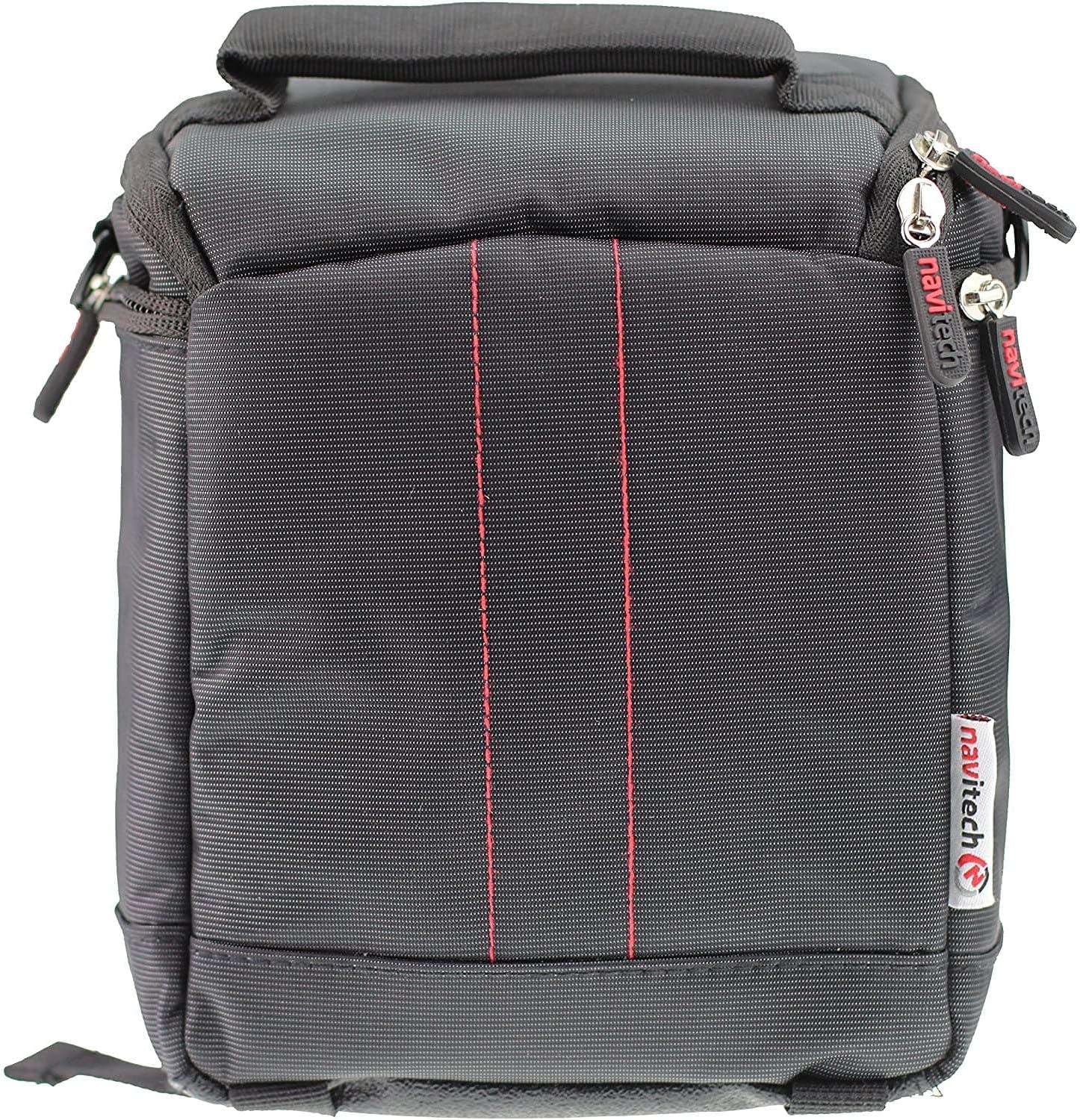 Navitech Black DSLR SLR Camera Bag Compatible with Panasonic LUMIX FZ82D Digital Camera