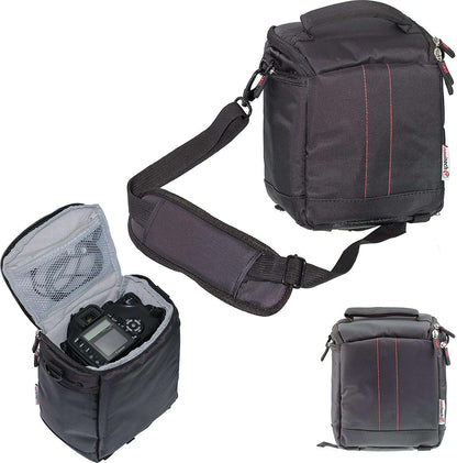 Navitech Black DSLR SLR Camera Bag Compatible with Nikon Coolpix P1100 Digital Camera