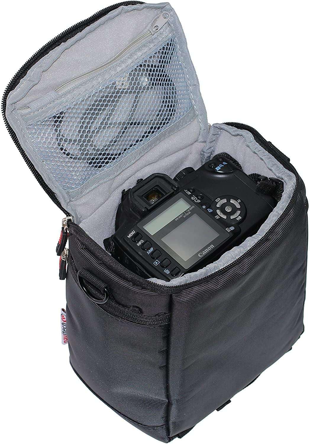 Navitech Black DSLR SLR Camera Bag Compatible with Nikon Coolpix P1100 Digital Camera