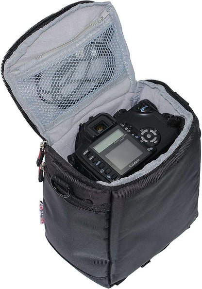 Navitech Black DSLR SLR Camera Bag Compatible with Nikon Coolpix P1100 Digital Camera