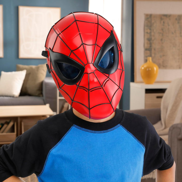SPIDER-MAN Marvel Glow FX Mask, Light-Up Superhero Roleplay Toy for Kids 5+, Adjustable Fit, Great for Marvel and, Gifts Idea for Boys and Girls