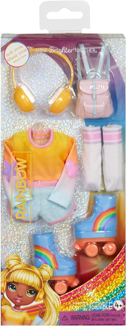 Rainbow High Fashion Pack Skate Social