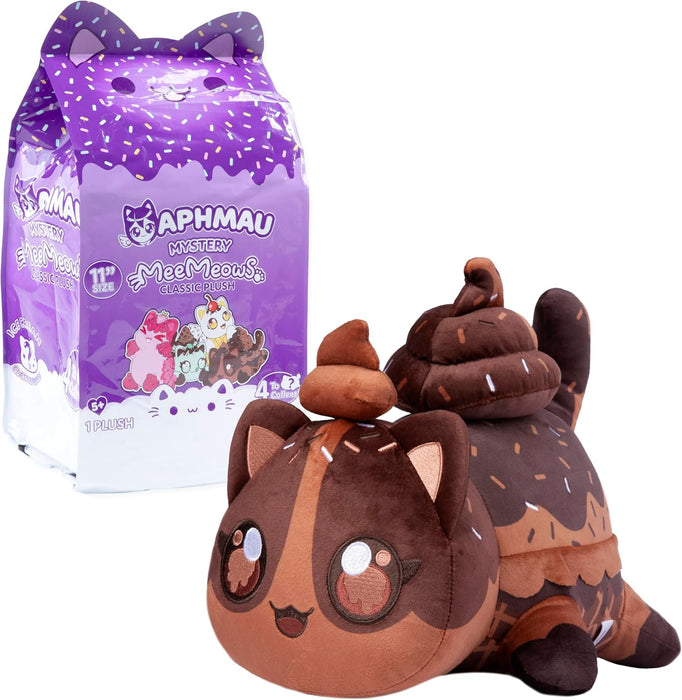 Aphmau MeeMeows 11” Classic Mystery Plush, Ice Cream Plush Mystery Box, Blind Box, 1 of 4 Possible Ice Cream MeeMeows, Official Merch, One Supplied, Styles May Vary