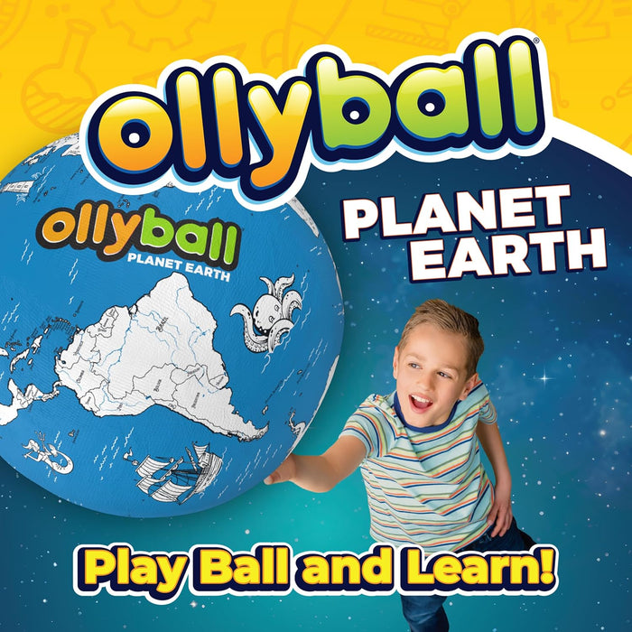 Ollyball 12In Steam Mega Sized 22In Planet Earth