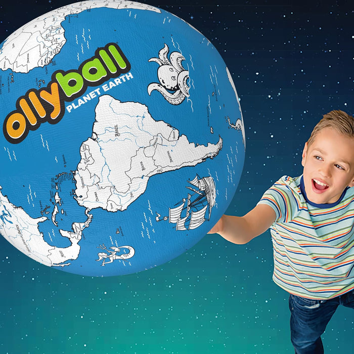 Ollyball 12In Steam Mega Sized 22In Planet Earth