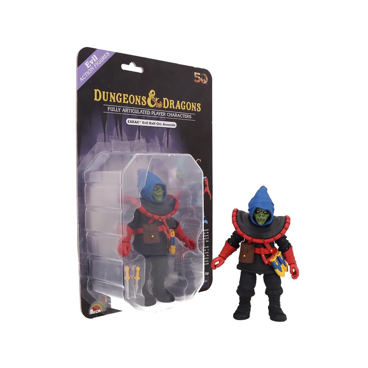 WizKids Dungeons & Dragons 7” Scale Action Figure – Limited 50th Anniversary Edition Zarak Figure