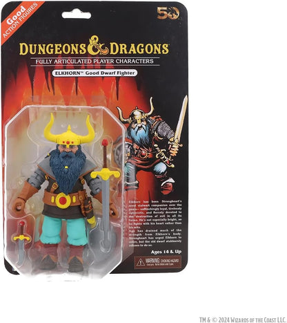 WizKids Dungeons & Dragons 7” Scale Action Figure – Limited 50th Anniversary Edition Elkhorn Figure