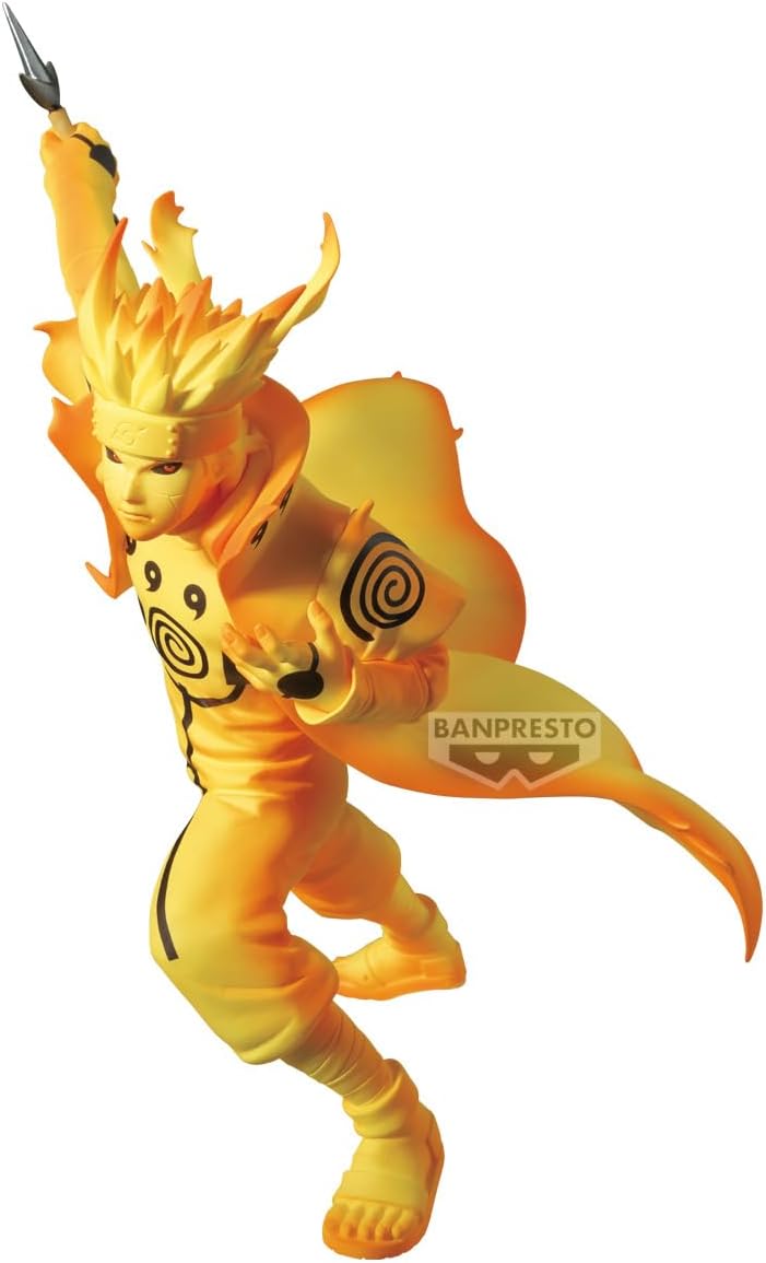 Banpresto Minato Namikaze III Naruto Shippuden Collectible Action Figure - Vibration Stars, 14 cm - BP28555P Multicolor, Optimo for Anime Fans
