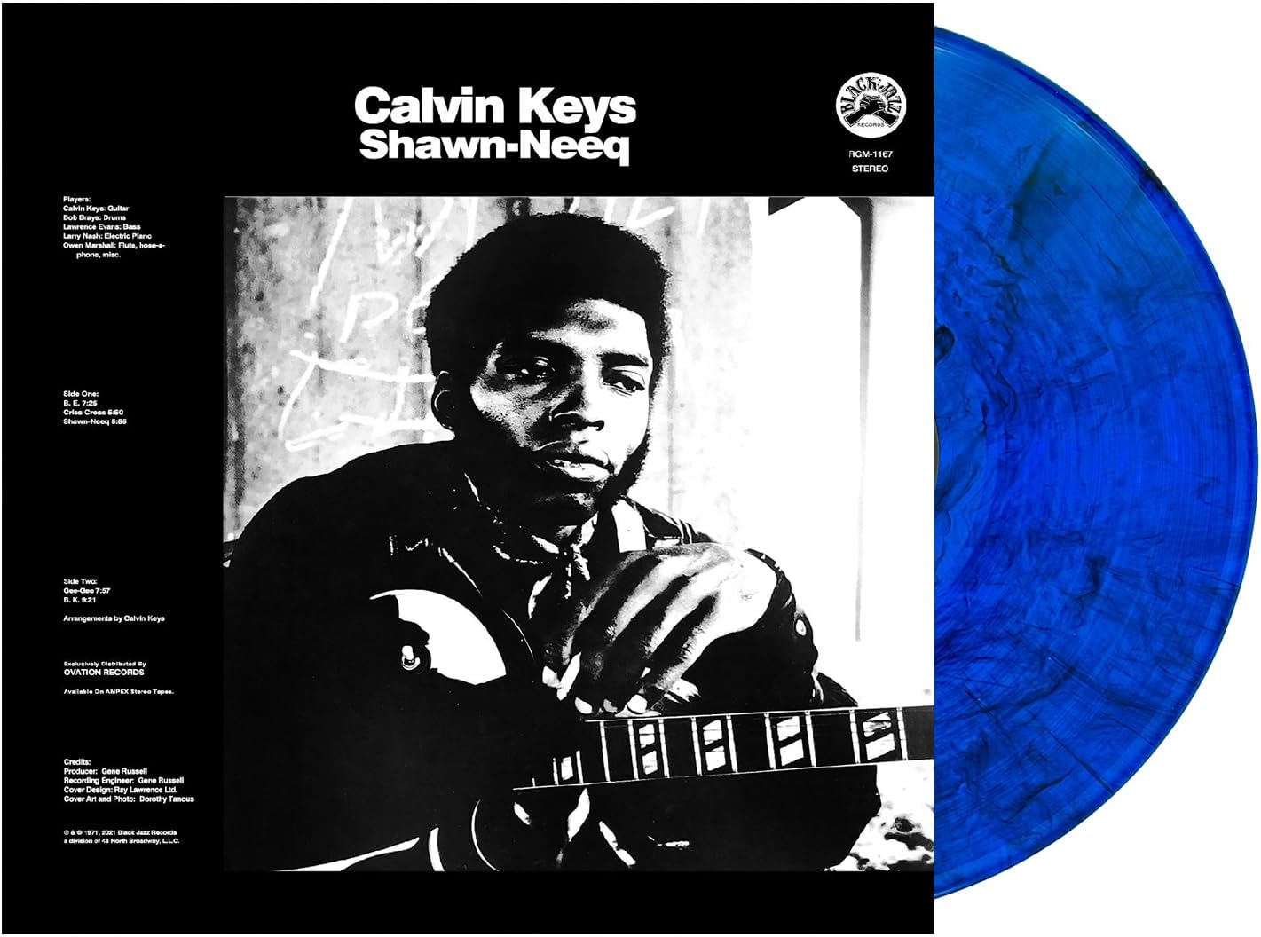 Shawn-Neeq (Blue with Black Swirl